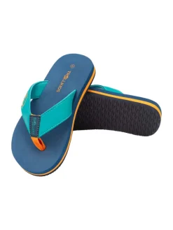 Trollkids Zehentrenner "Haukland" in Blau/ Orange>Kinder Sandalen·Zehensandalen