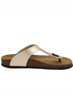 billowy Zehentrenner in Creme>Damen Sandalen