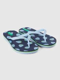 Benetton Zehentrenner in Dunkelblau>Kinder Sandalen·Zehensandalen
