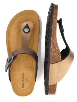 billowy Zehentrenner in Gold><noscript><img width=