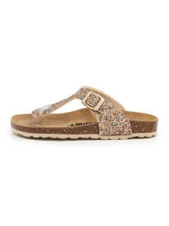 billowy Zehentrenner in Gold>Damen Sandalen