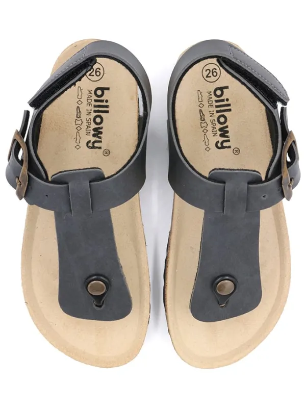 billowy Zehentrenner in Grau Discount
