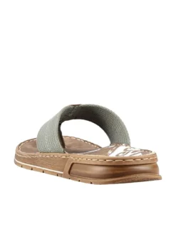 rieker Zehentrenner in olive/mandel/moor