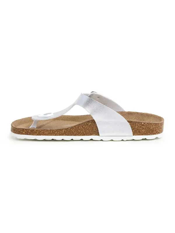 SABOKETS Zehentrenner in Silber>Damen Sandalen