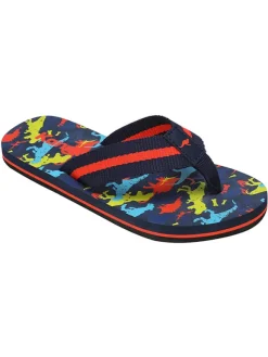 Kangaroos Zehentrenner "K-BK Bay" in Dunkelblau/Rot>Kinder Sandalen·Zehensandalen